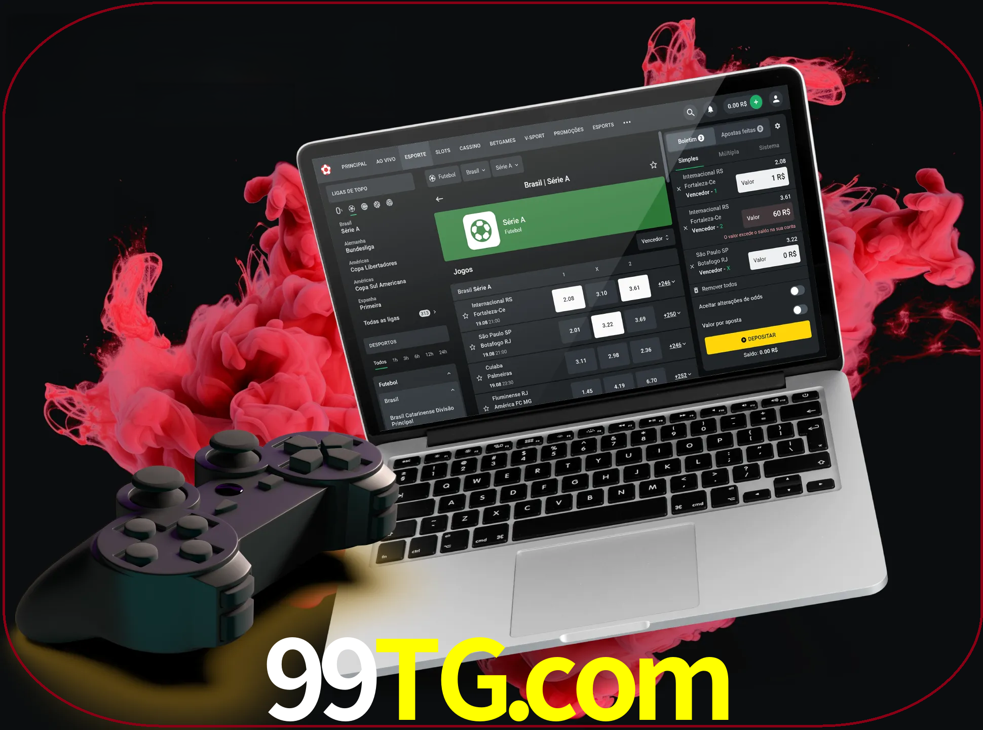 Visite a secção especial de jogos de vídeo em 99tg para descobrir em que jogos pode apostar e ganhar muito dinheiro.