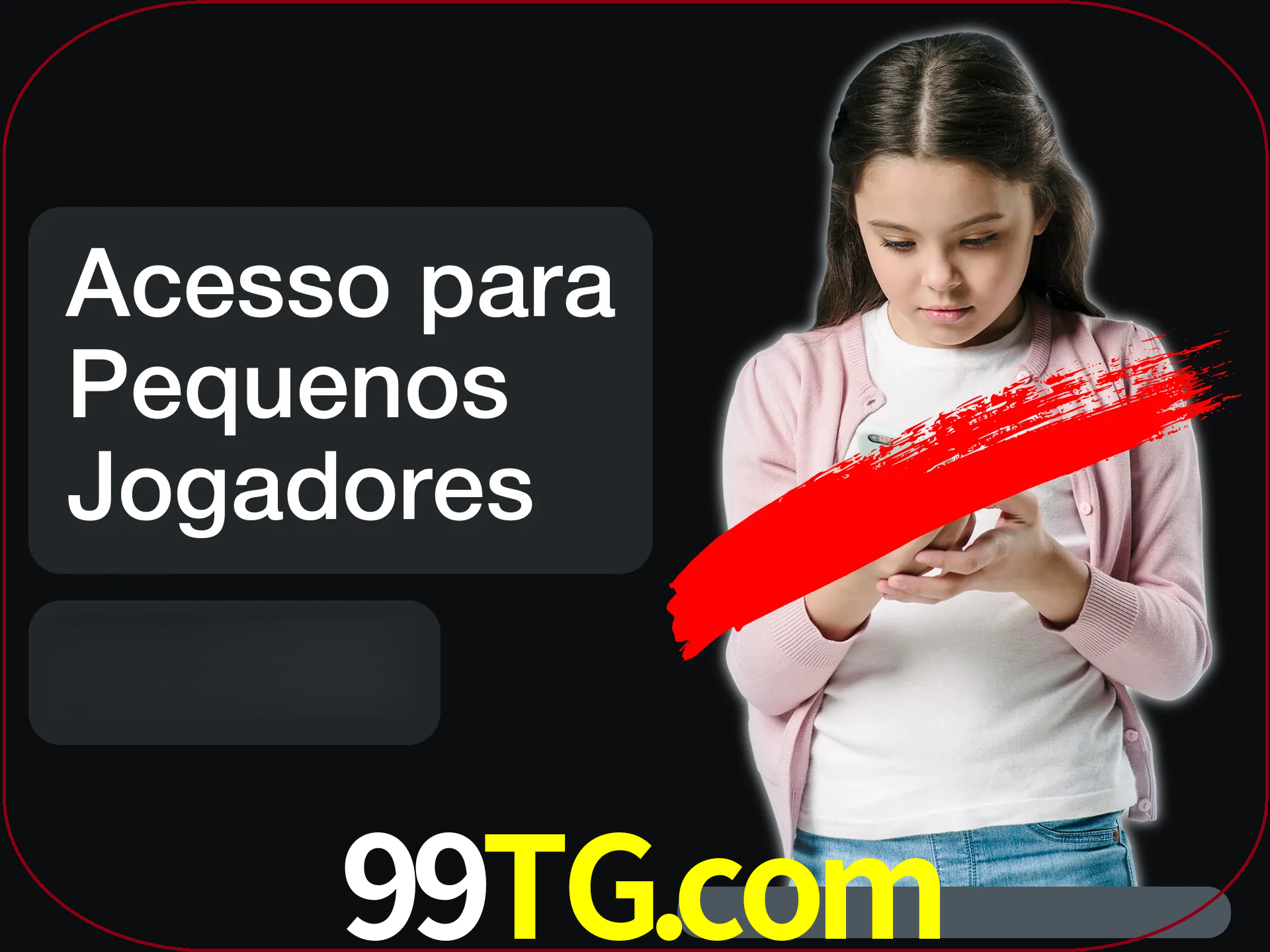 As crianças não podem jogar jogos de cassino.